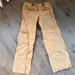 Brandy Melville Light Brown Cargo Pants